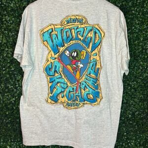 Vintage 90s Looney Tunes Marvin The Martian Tee Size XL